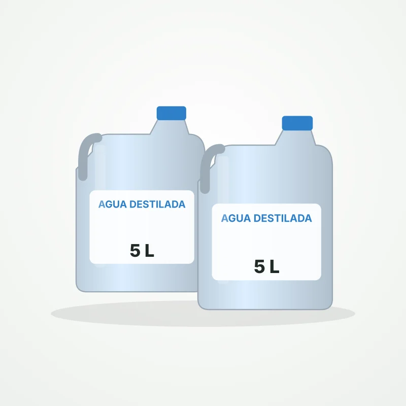 Agua Destilada 4x5 Litros