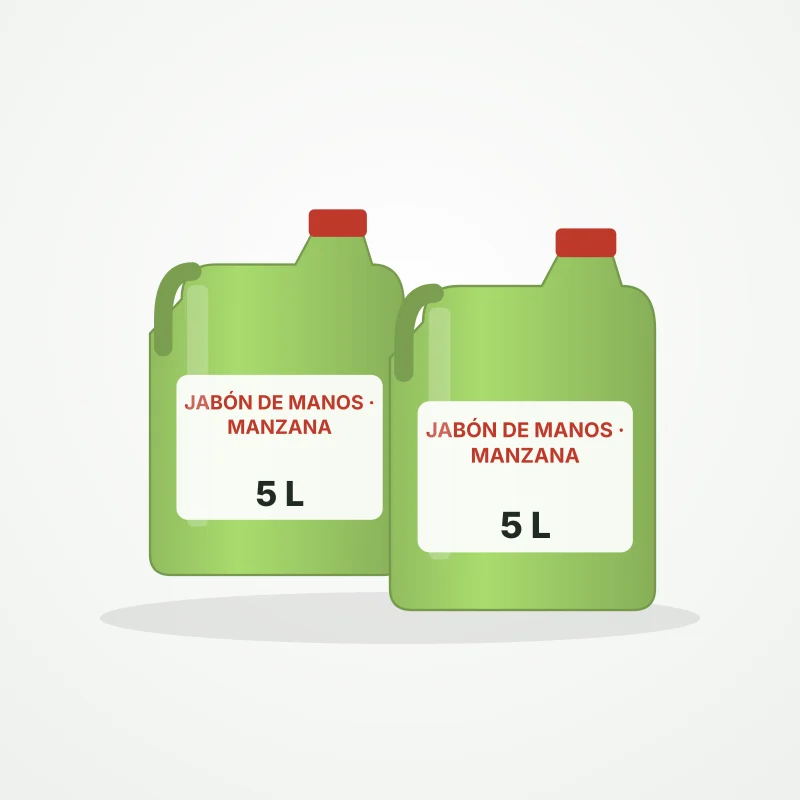 Jabón de Manos Manzana 4x5Lt