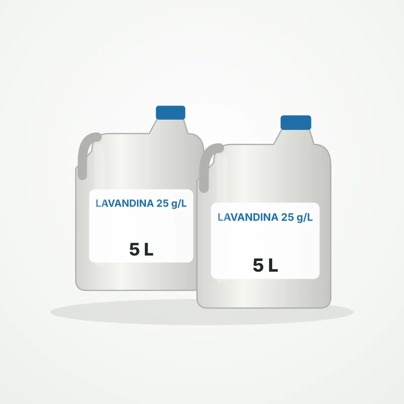 Lavandina 4x5Lt 25 gs